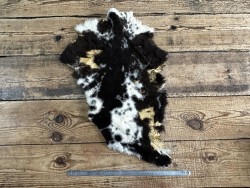 Peau de mouton lainé beige - CHOIX ÉCART - A - Cuir en Stock