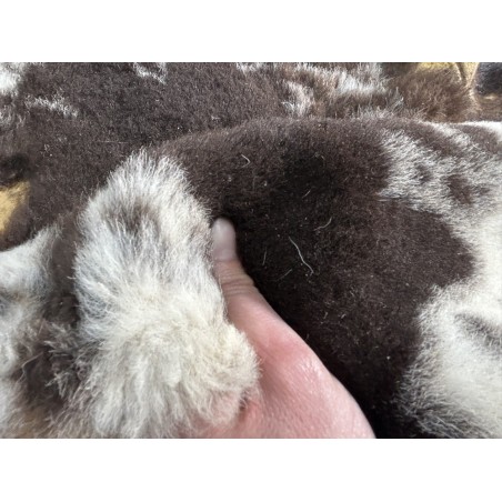 Peau de mouton lainé beige - CHOIX ÉCART - A - Cuir en Stock