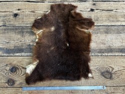 Peau de mouton lainé beige - CHOIX ÉCART - G - Cuir en Stock