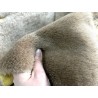 Peau de mouton lainé beige - CHOIX ÉCART - J - Cuir en Stock