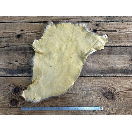 Peau de mouton lainé beige - CHOIX ÉCART - J - Cuir en Stock