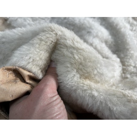 Peau de mouton lainé - CHOIX ÉCART - M - Cuir en Stock