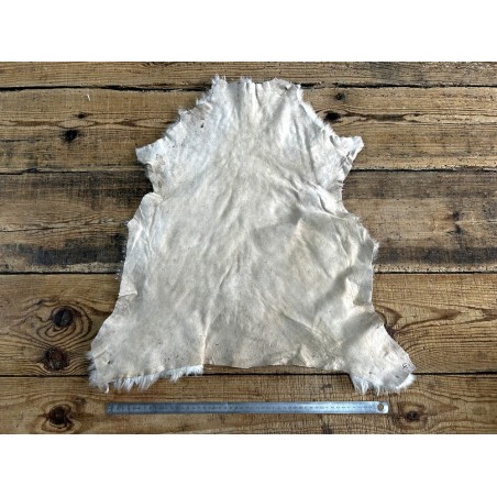 Peau de mouton lainé - CHOIX ÉCART - M - Cuir en Stock