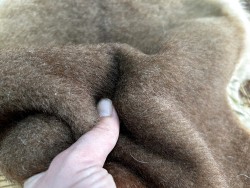 Peau de mouton lainé - CHOIX ÉCART - O - Cuir en Stock