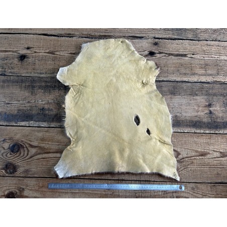 Peau de mouton lainé - CHOIX ÉCART - O - Cuir en Stock