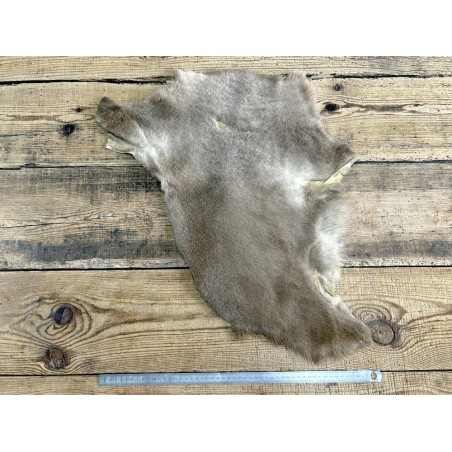 Peau de mouton lainé beige - CHOIX ÉCART - J - Cuir en Stock