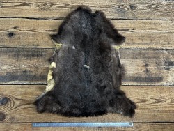 Peau de mouton lainé beige - CHOIX ÉCART - S - Cuir en Stock