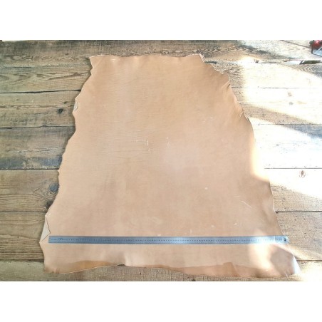 Collet de cuir de vache tannage végétal finition naturelle – A -