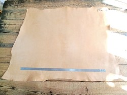 Collet de cuir de vache naturel – Tannage végétal 2ᵉ choix