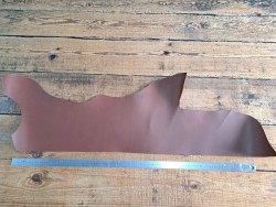 Demi collet de vache tannage végétal lisse - Brun - Cuirenstock