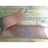Bande de double croupon de vache - Brun - Cuir en Stock