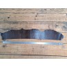 Bande de collet tannage végétal grainé - Châtaigne - Cuir en Stock