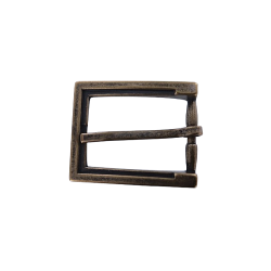 Boucle de ceinture rectangulaire - Bronze - 30 mm