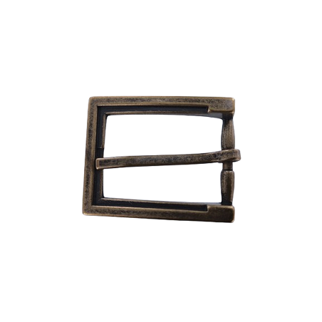 Boucle de ceinture rectangulaire - vieilli bronze - 30 mm