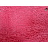Morceau de cuir de requin - Rouge - maroquinerie - Cuir en Stock