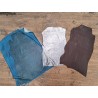 Lot de 3 peaux de cuir stretch - Cuir en Stock