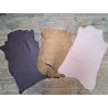 Lot de 3 peaux de cuir stretch - Cuir en Stock