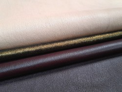 Lot de 3 peaux de cuir stretch - Cuir en Stock