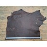 Demi-peau de cuir gras de vachette pullup  - Marron -A- Cuir en Stock