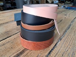 Lot de 5 bandes de cuir classique ou à effet - 2ème choix