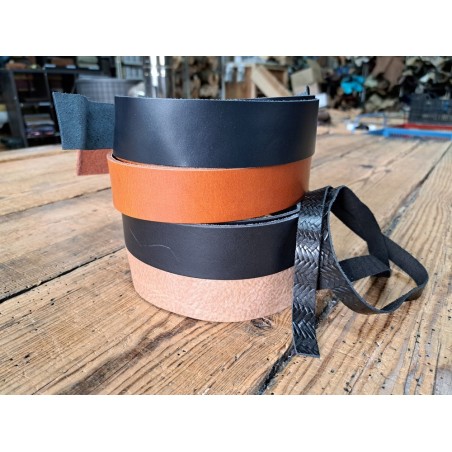 Lot de 5 bandes de cuir classique ou à effet - 2ème choix