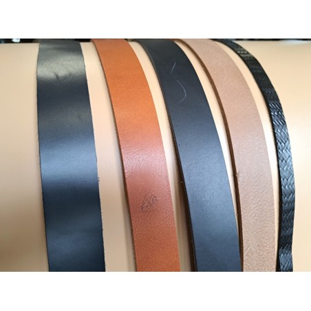 Lot de 5 bandes de cuir classique ou à effet - 2ème choix