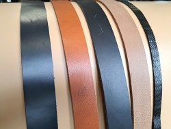 Lot de 5 bandes de cuir classique ou à effet - 2ème choix
