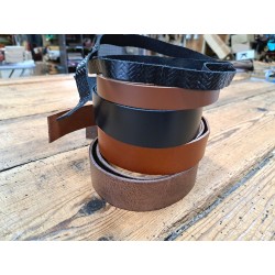 Lot de 5 bandes de cuir classique ou à effet - 2ème choix