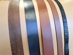 Lot de 5 bandes de cuir classique ou à effet - 2ème choix