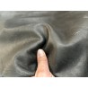 Flanc de vache – Cuir noir – Tannage minéral – Souple & élastique - choix écart - Cuir en Stock