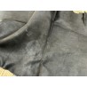 Flanc de vache – Cuir noir – Tannage minéral – Souple & élastique - choix écart - Cuir en Stock