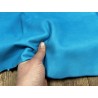 Flanc de vache – Cuir bleu cyan – Tannage minéral – Souple & élastique - 2ᵉ choix - Cuir en Stock