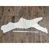 Flanc de vache – Cuir ivoire mat – Tannage minéral – Souple & élastique - 2ᵉ choix - Cuir en Stock
