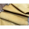 Flanc de vache – Cuir PAILLE MAT – Tannage minéral – Souple & élastique - 2ᵉ choix - Cuir en Stock