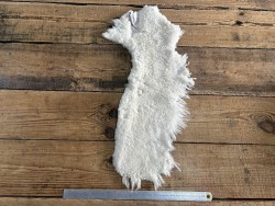 Peau de mouton lainé beige - CHOIX ÉCART - F - Cuir en Stock