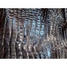 Peau de cuir de crocodile véritable - Marron - Cuir en Stock