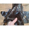 Peau de cuir de crocodile véritable - Marron - Cuir en Stock