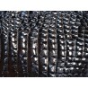 Peau de cuir de crocodile véritable - Noir