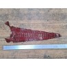 Queue de crocodile nuancée - Pourpre - Cuir en Stock