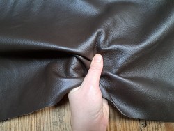 Demi-peau de cuir de veau - Chocolat - A - Cuirenstock