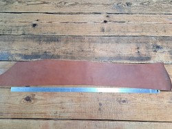 Bande de collet tannage végétal - Brun - Cuir en Stock