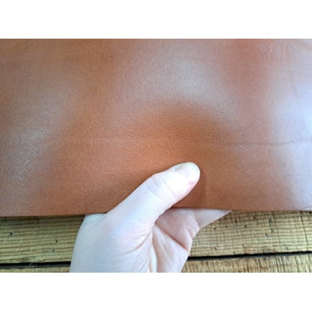 Bande de collet tannage végétal - Brun - Cuir en Stock