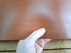 Bande de collet tannage végétal - Brun - Cuir en Stock