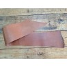 Bande de collet tannage végétal - Brun - Cuir en Stock
