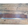 Bande de collet de vache végétal - Café - Cuir en Stock