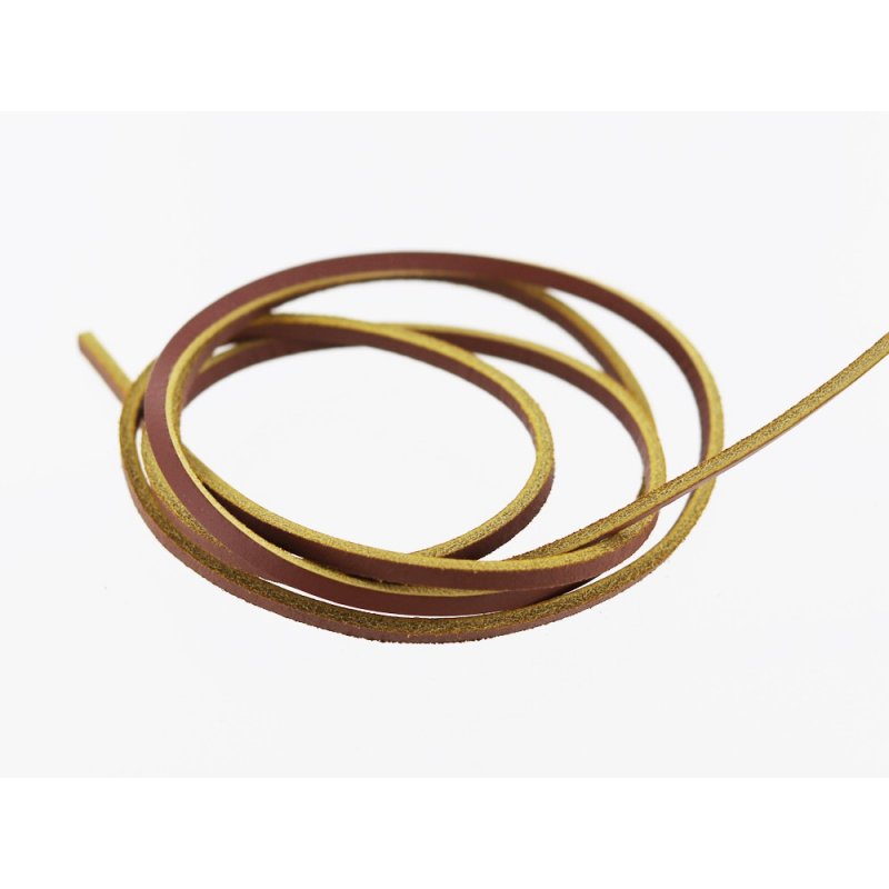 lanière lacet sangle de cuir brun jaune cuir en stock lanière lacet sangle de cuir brun jaune cuir en stock