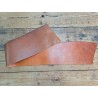 Bande de collet vegetal grainée - Fauve - Cuir en Stock