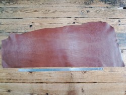 Morceau de collet tannage végétal grainé - Auburn - Cuirenstock