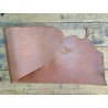 Morceau de collet tannage végétal - Noisette - Cuir en Stock