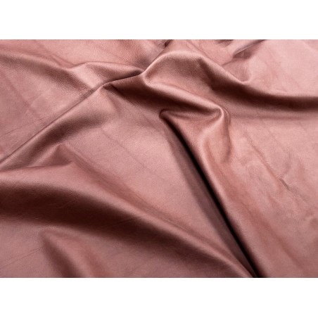 Bande de cuir de vache ACAJOU – 200 × 70 cm – Cuir fin 0,8/0,9 mm - Cuir en Stock